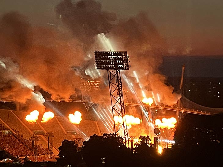 4 x 60.000 im Stadion - plus Tausende davor und auf dem Olympiaberg (©Foto. Martin Schmitz)